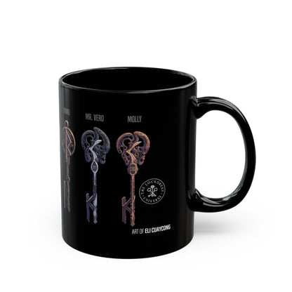 Lockdrest Main Characters Key Mug