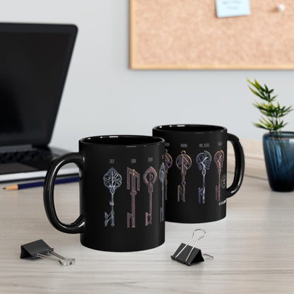 Lockdrest Main Characters Key Mug